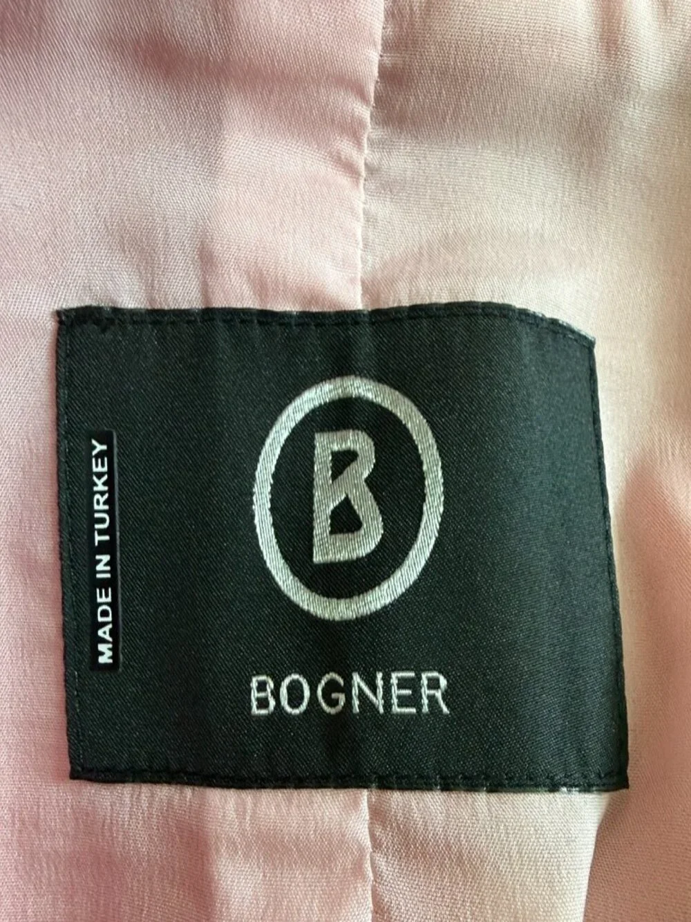 BOGNER Red Stretch Single Breasted Blazer Sz 12 Large